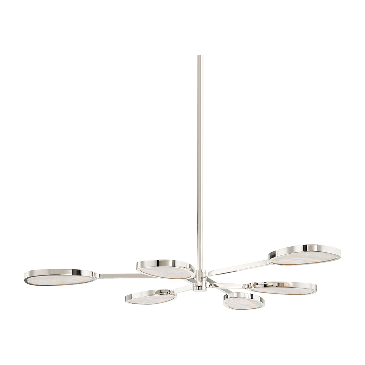 6-Light Burnished Nickel Chandelier / Default Title