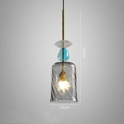 Adjustable Glass LED Pendant Light / Style4