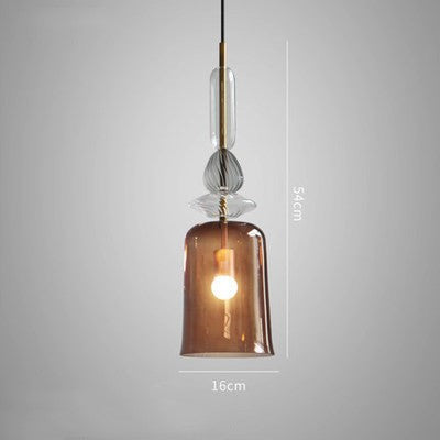 Adjustable Glass LED Pendant Light