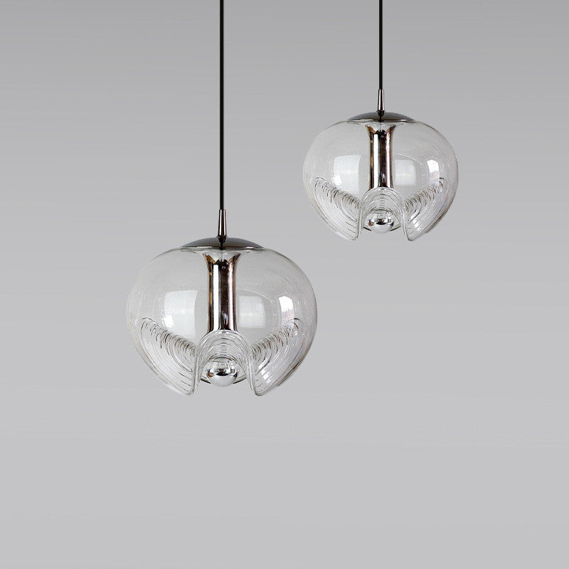 Adjustable Glass LED Pendant Light