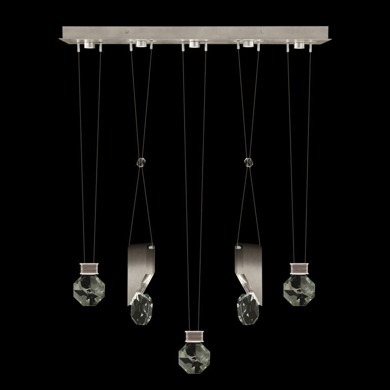Five-Drop Crystal LED Pendant Light