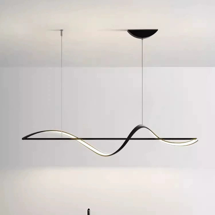 Linear Aluminum Chandelier 100–160cm